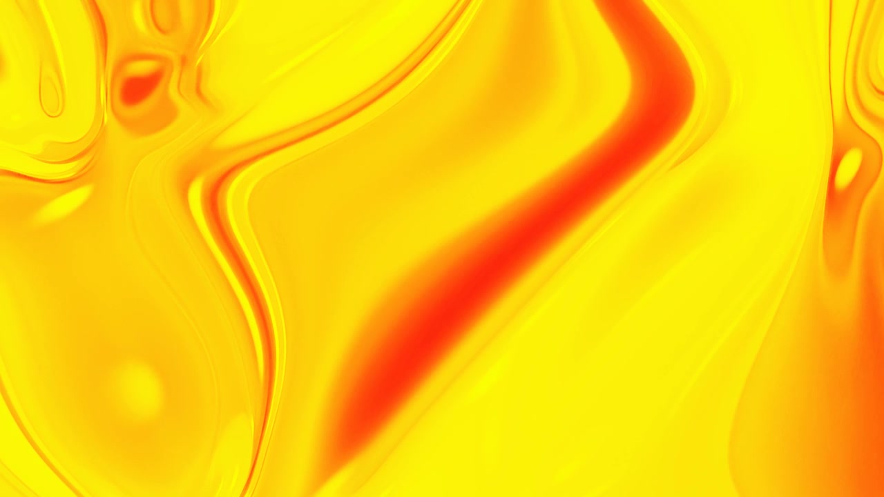 Fondo abstracto de remolino fluido de oro líquido y naranja