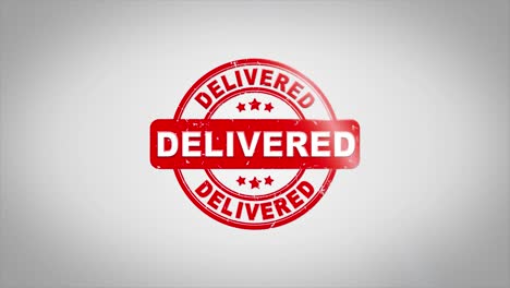 delivered stamp