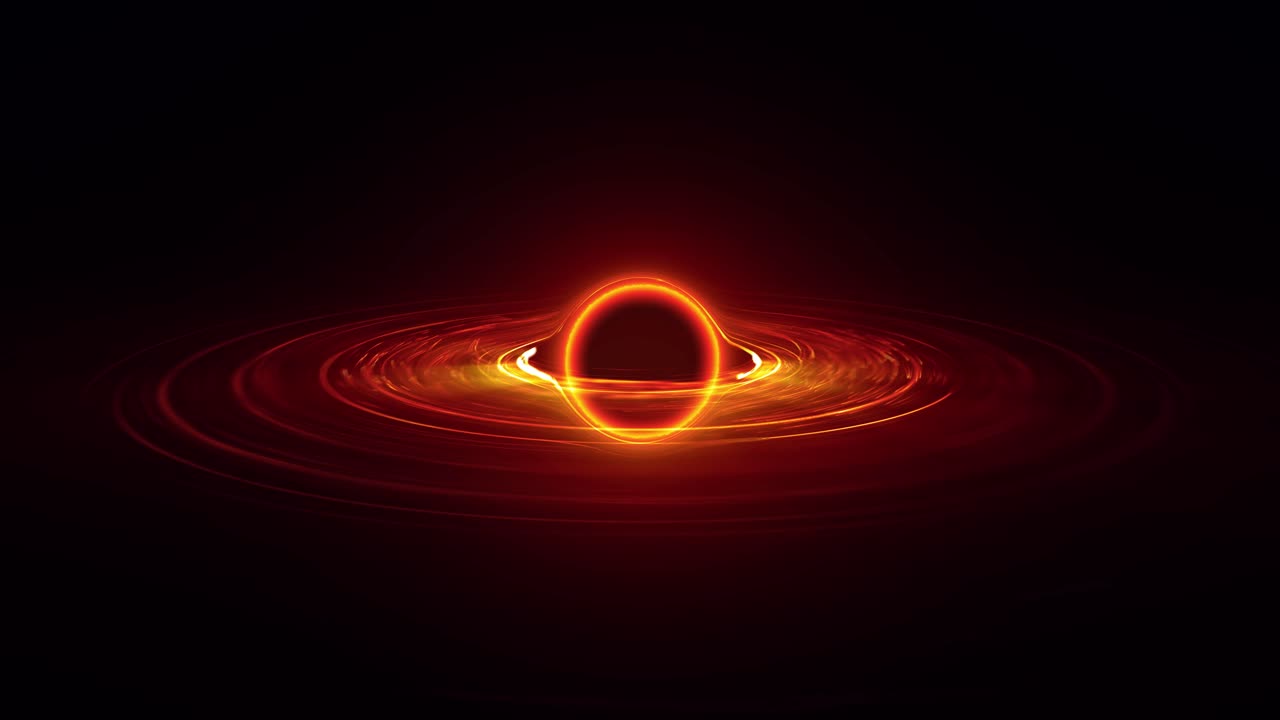 Black Hole Vortex – Fast Spinning Particle Simulation