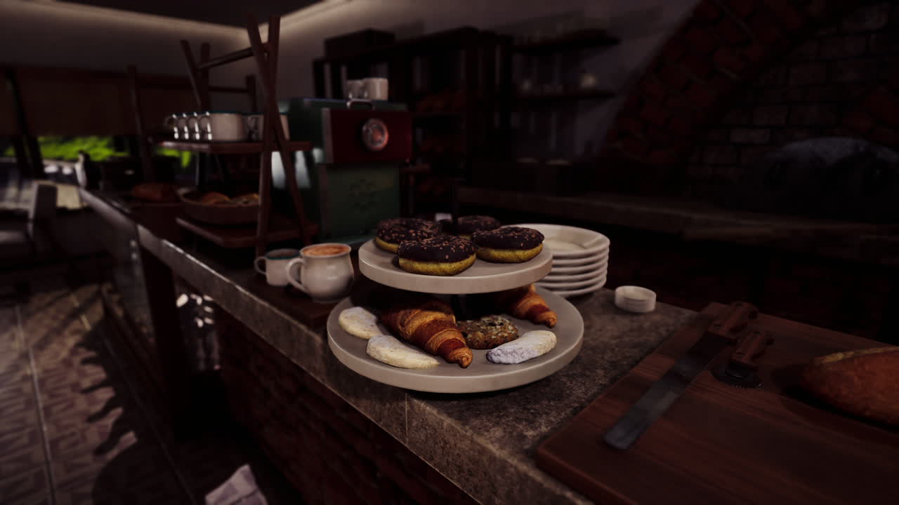 Deliziosi dolci e caffè serviti in un'accogliente atmosfera da bar