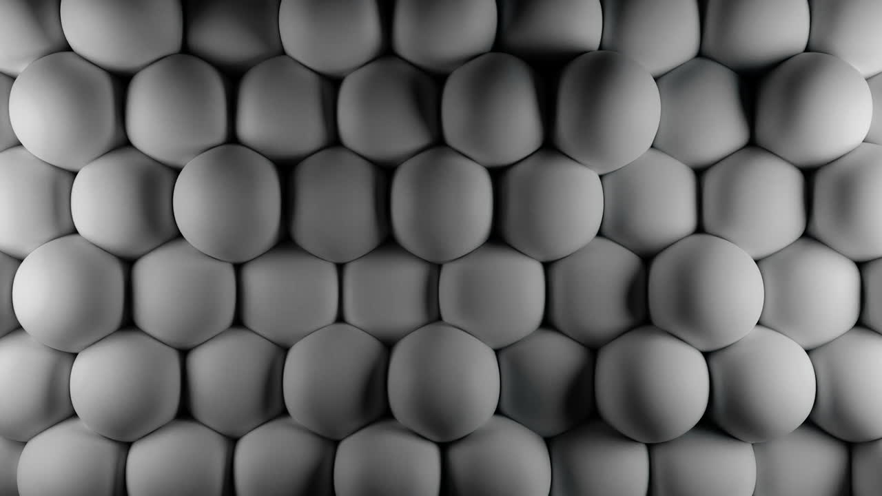 Abstract Gray Sphere Pattern