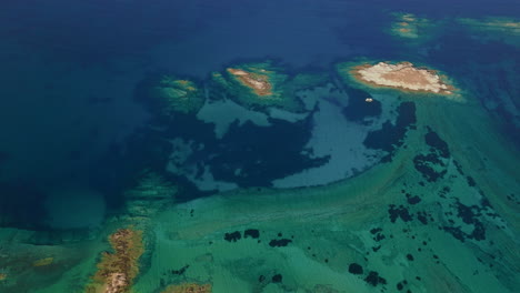 aerial view of a beautiful beach