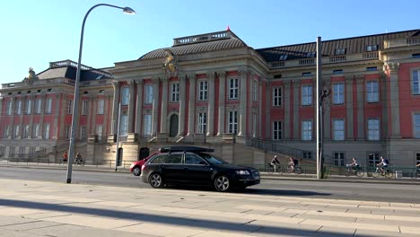 the landtag of brandenburg (brandenburg state parliament) potsdam circa 20th july 2016