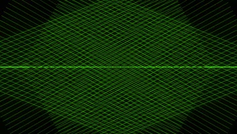 patrón de forma de punto de color verde animación gráficos de movimiento