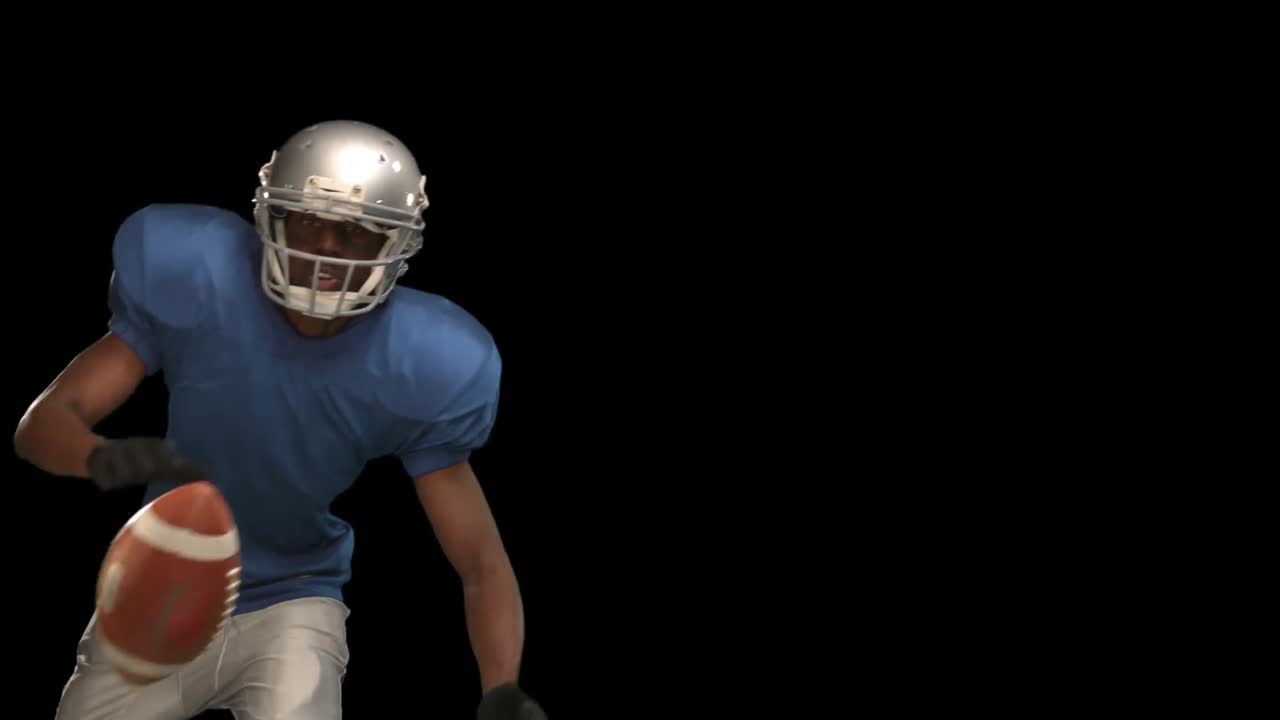 Palla cattura giocatore di football americano