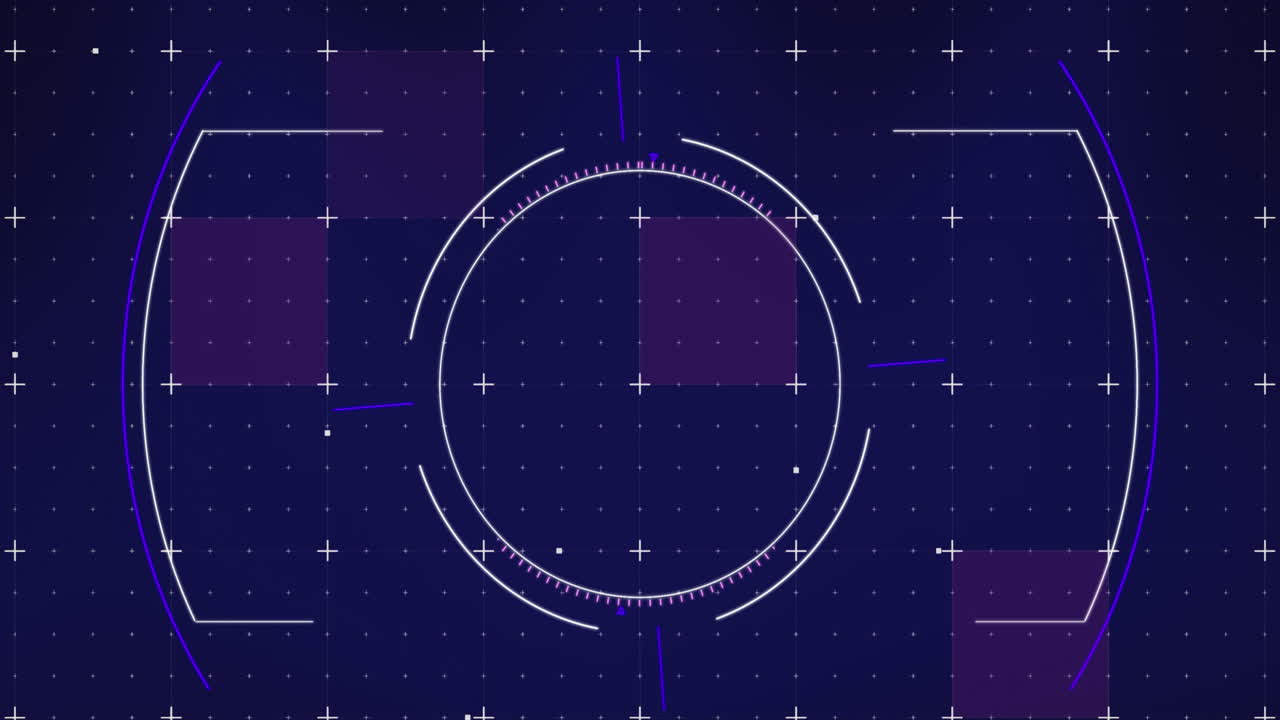 データ処理とスコープスキャンのアニメーション