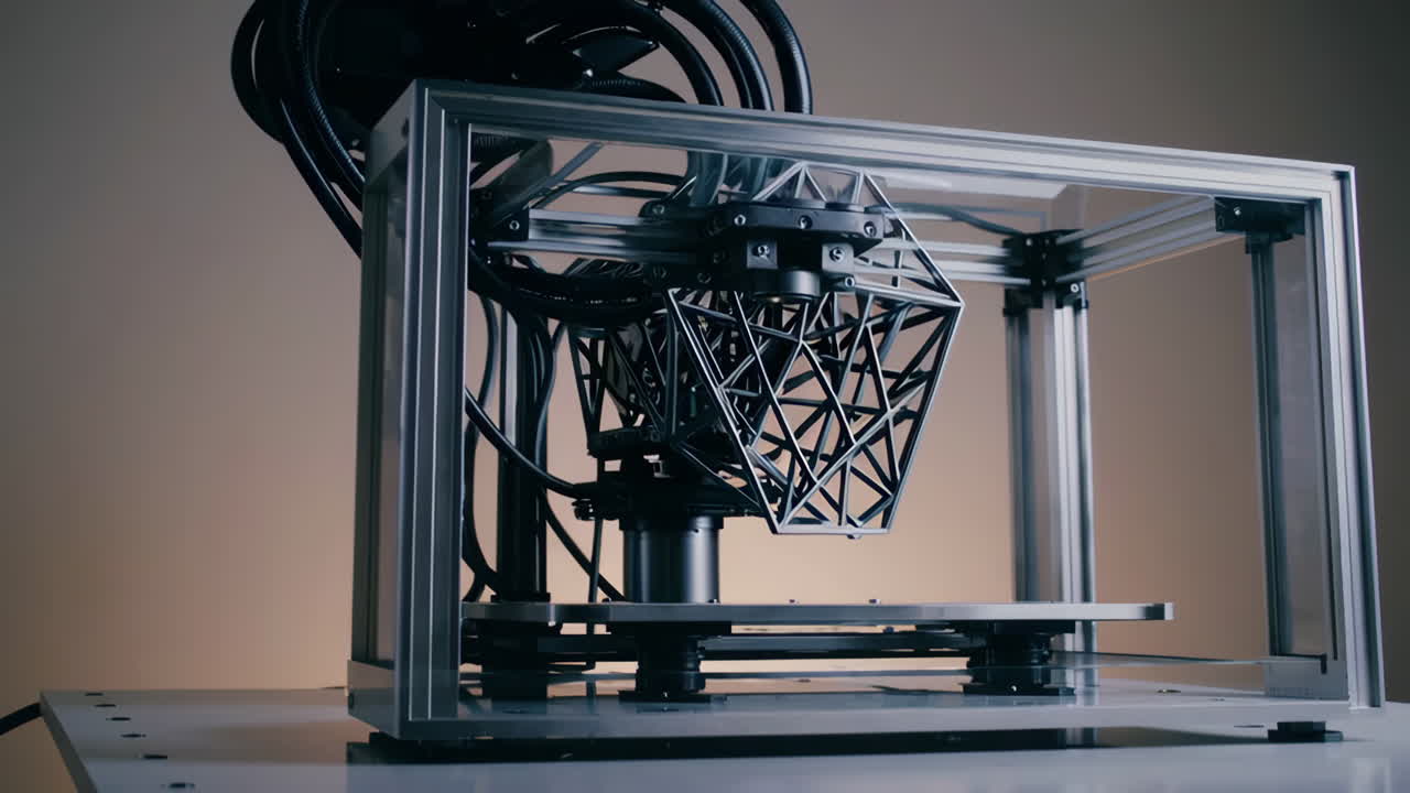 Advanced 3D Printer in Action