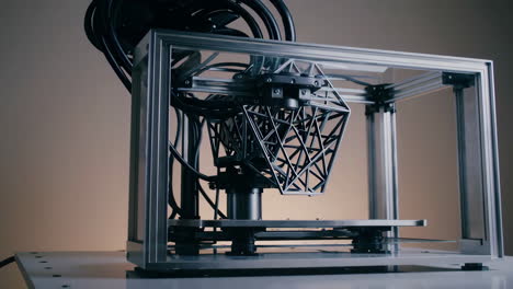 advanced 3d printer in action