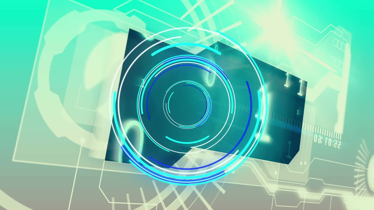 데이터 처리에 대한 범위 스캐닝의 애니메이션