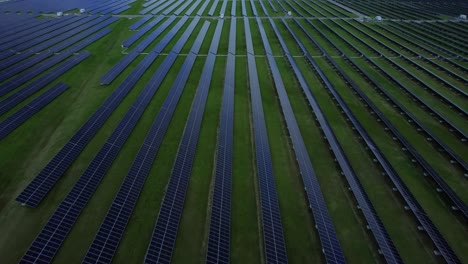 Bird's-Eye-View-of-Solar-Panels-in-Calgary,-Alberta