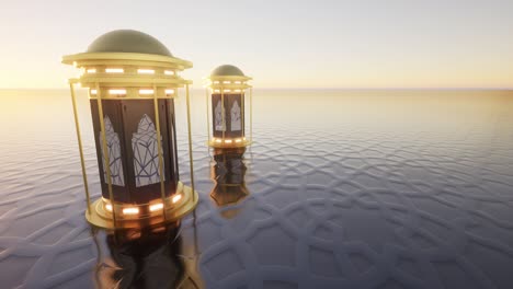 islamic and lantern decoration 4k