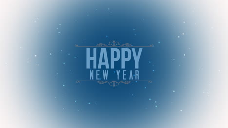 Happy-New-Year-text-with-fall-snowflakes-on-blue-gradient