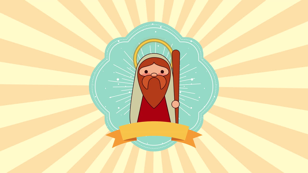 san josé, padre del pesebre, personaje