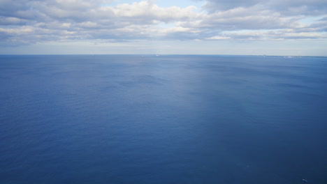 expansive blue waters of baltic sea in gdynia, poland