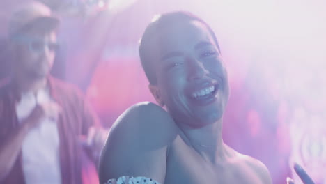 woman enjoying a night out at a club