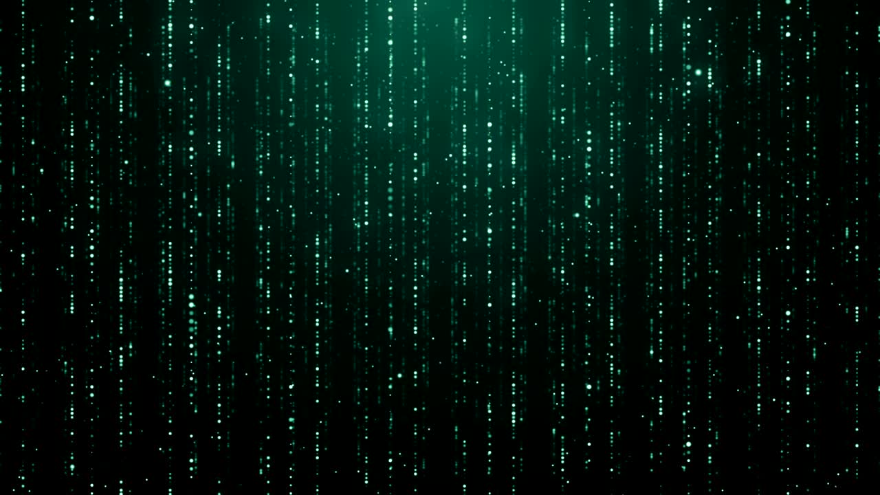 partículas de polvo abstracto luz bokeh títulos de movimiento bucle de fondo cinematográfico