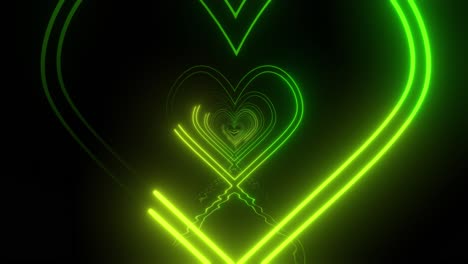 neon heart tunnel