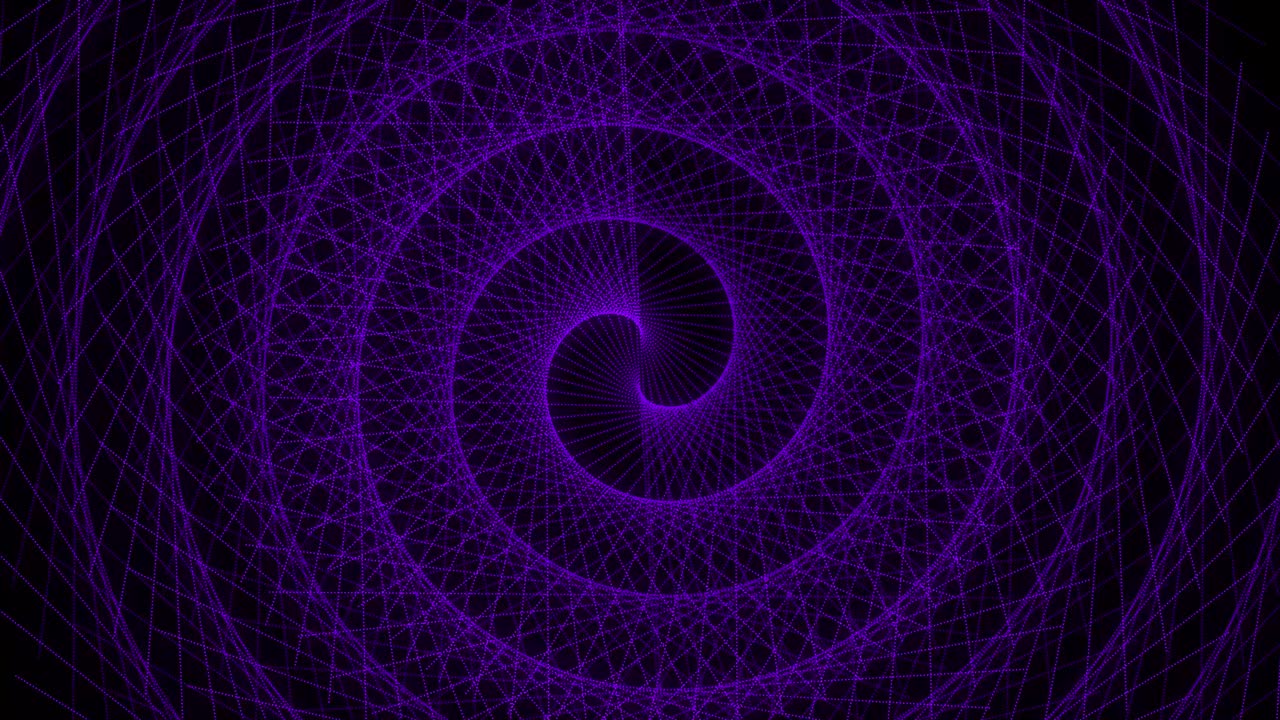 patrón de forma de punto de color púrpura animación gráficos de movimiento