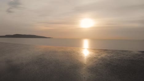 Amanecer-En-La-Playa-Dollymount-Dublín-Irlanda