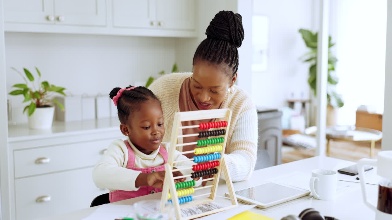 Love, education and math with black family