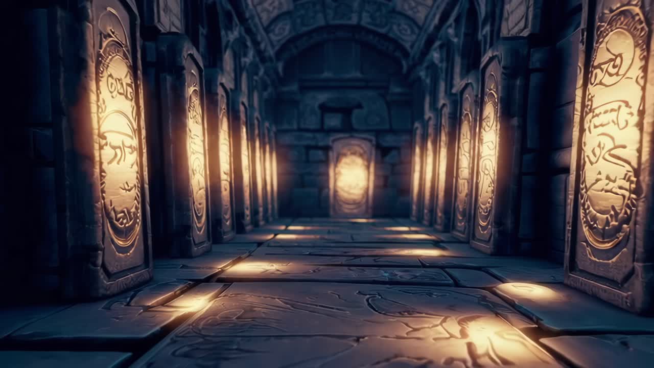 A Mysterious Dungeon Hallway