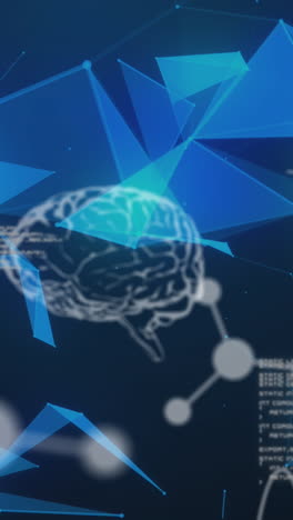 animación de datos científicos sobre el fondo de la marina