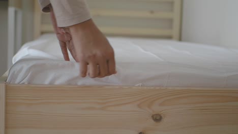 haciendo una cama