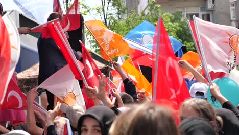 turkish political rally