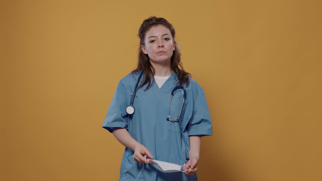 Medical Professional in Face Mask