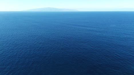 la gomera island from coast of tenerife south, canary island spain