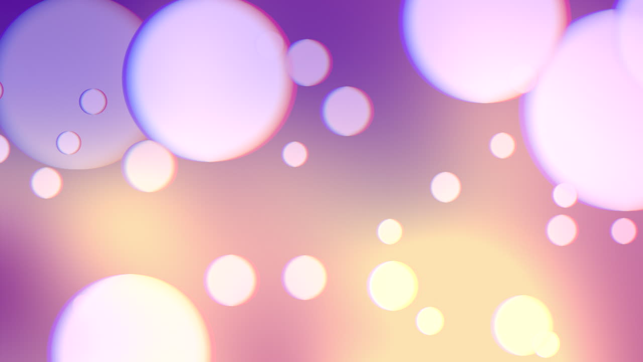 círculos abstractos dinámicos púrpura y rosa movimiento en profundidad