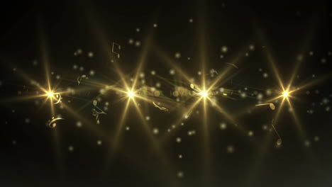 iconos de concepto de navidad y marco de ventana contra manchas doradas de luz sobre fondo negro