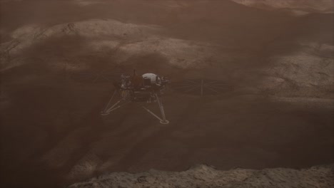 insight marte explorando la superficie del planeta rojo