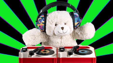 teddy bear dj