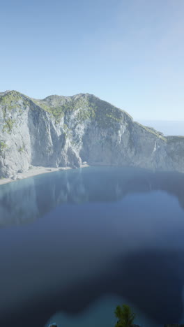 aerial summer sky panorama view of norway mountains