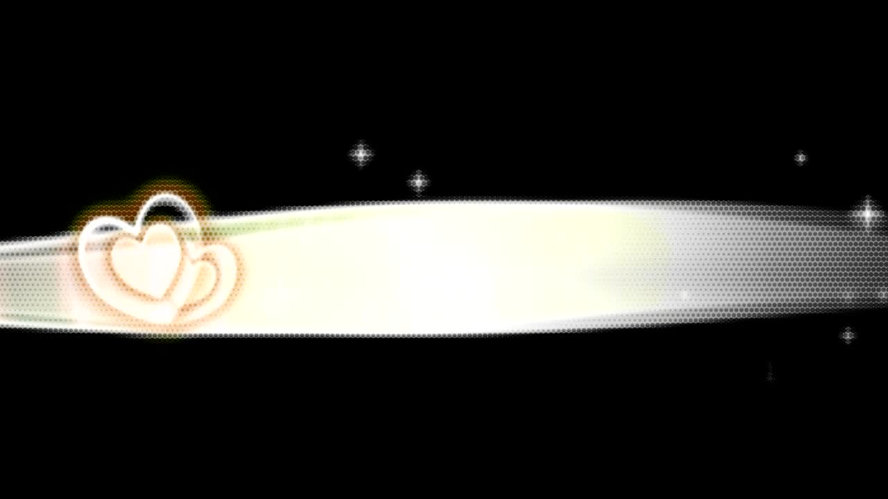 결혼식 을 위해 컴퓨터 로 생성 된 애니메이션 동작 배경