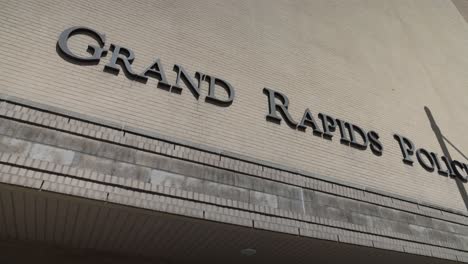 grand rapids, michigan police department gimbal video walking sideways