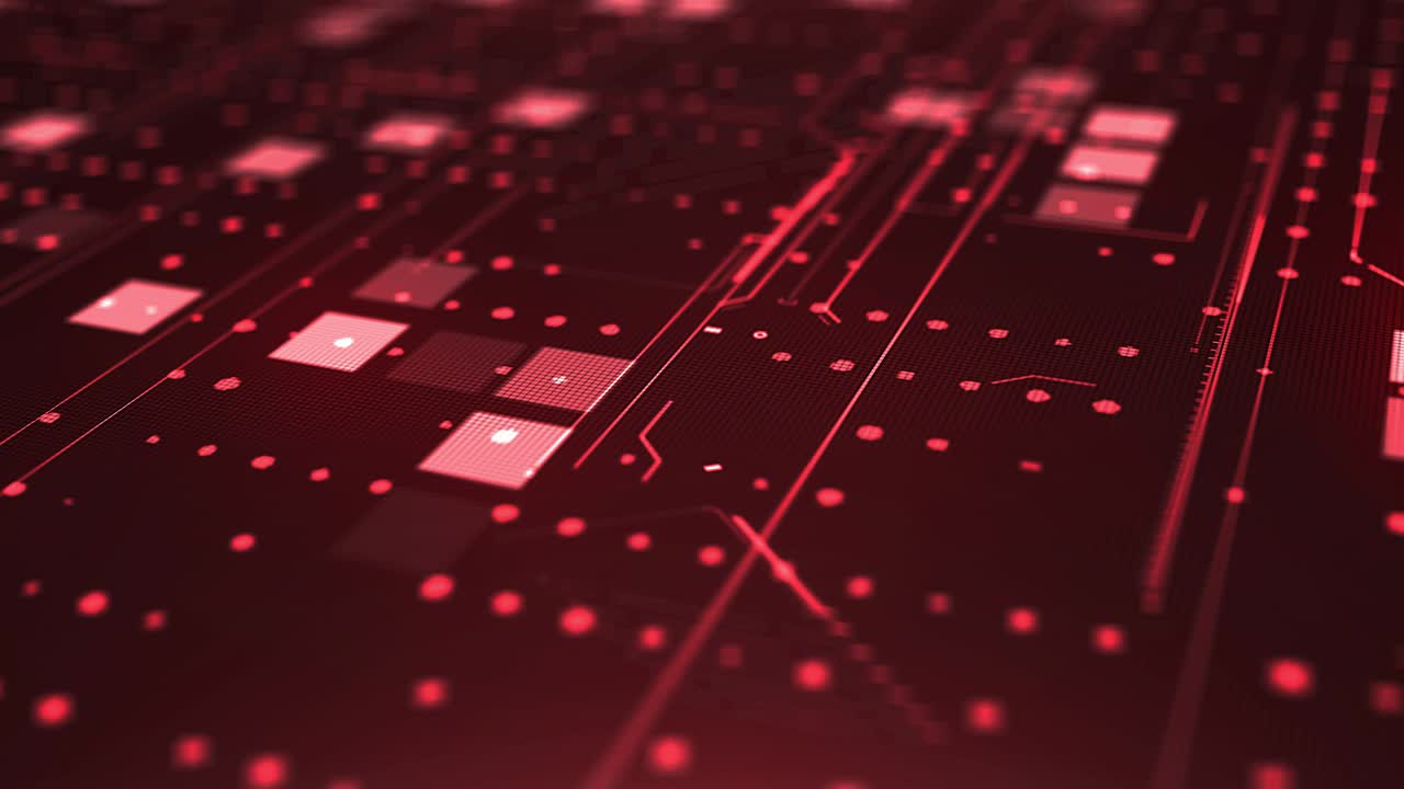 추상적인 회로판 패턴