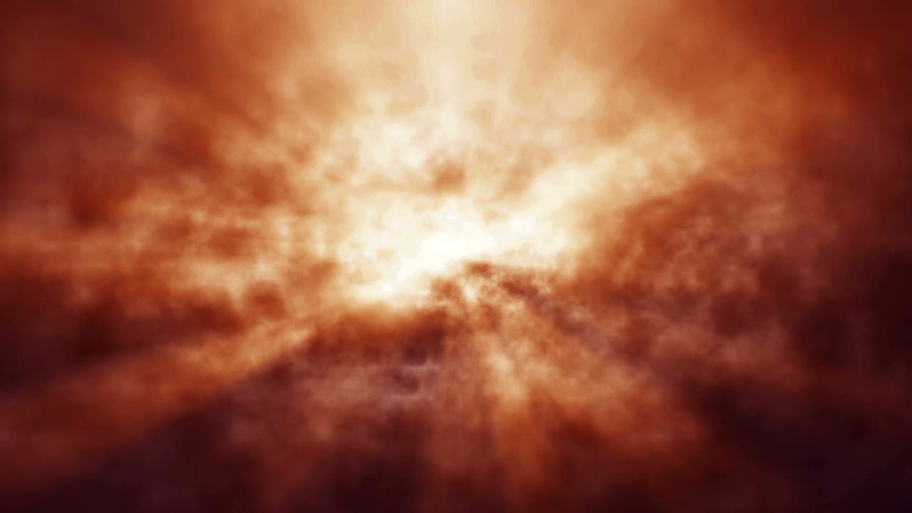 구름의 연기에 날아 4k 컬러