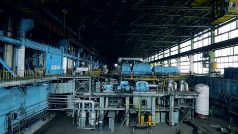 interior thermal power plant. thermal power plant equipment at power station