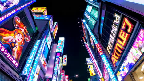 vibrant tokyo night: neon lit streets and anime billboards