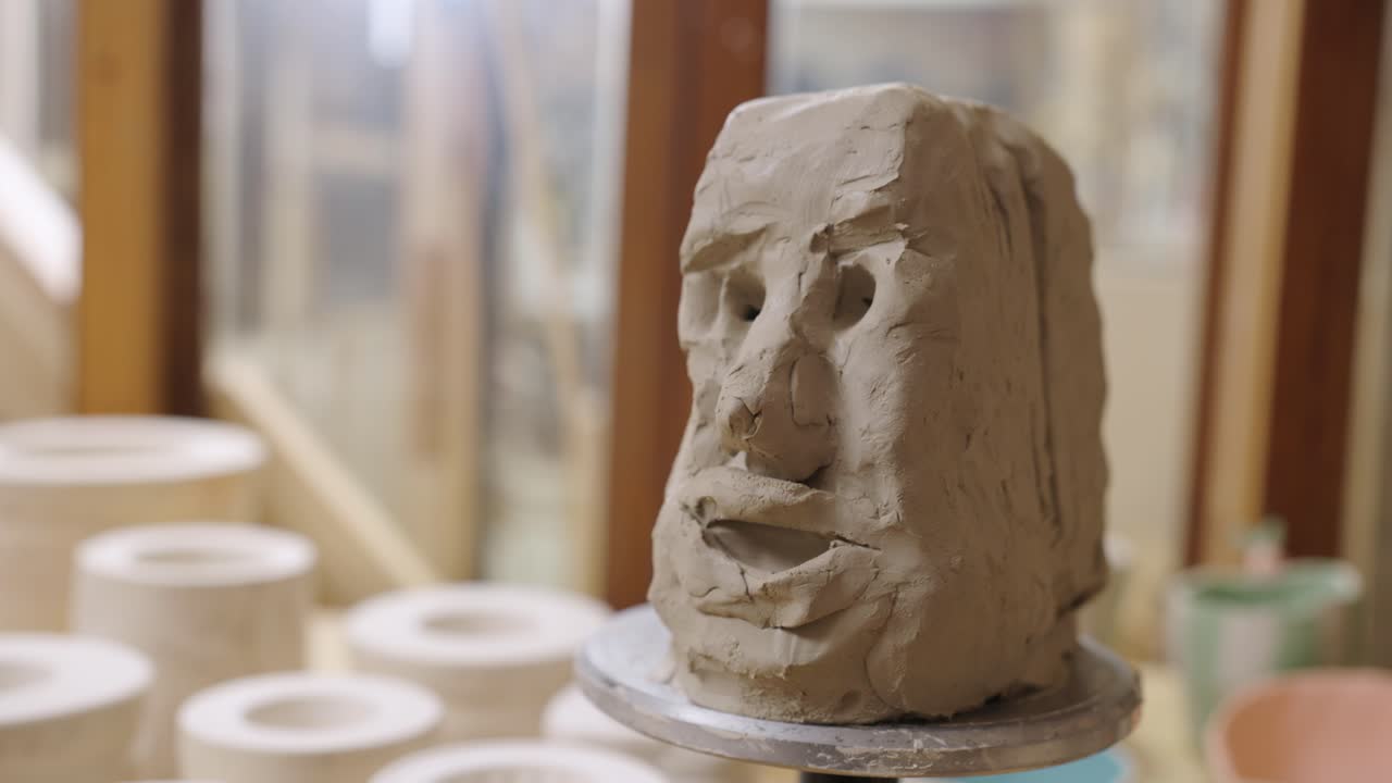 Clay Head Sculpture