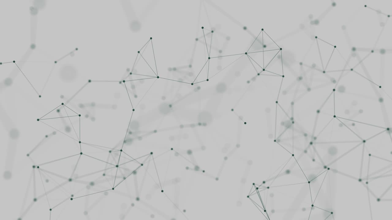 beautiful cg generated 3d seamless loop abstract background with geometry lines and dots