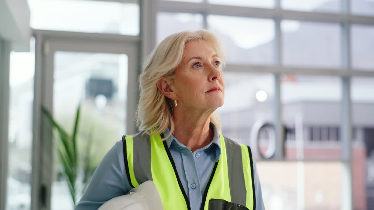 Woman in Safety Vest