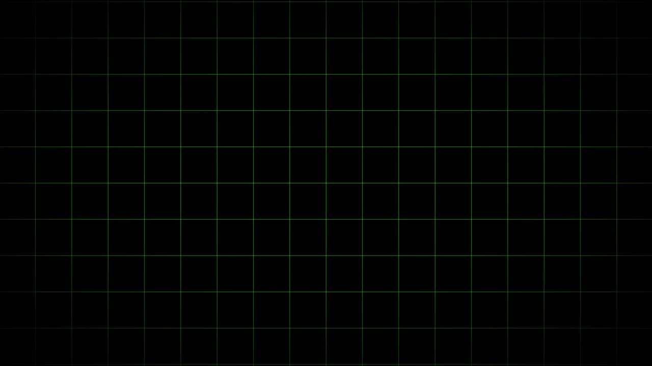 카디오그램 심장 박동 빛나는 녹색 네온 빛 루프 애니메이션 배경