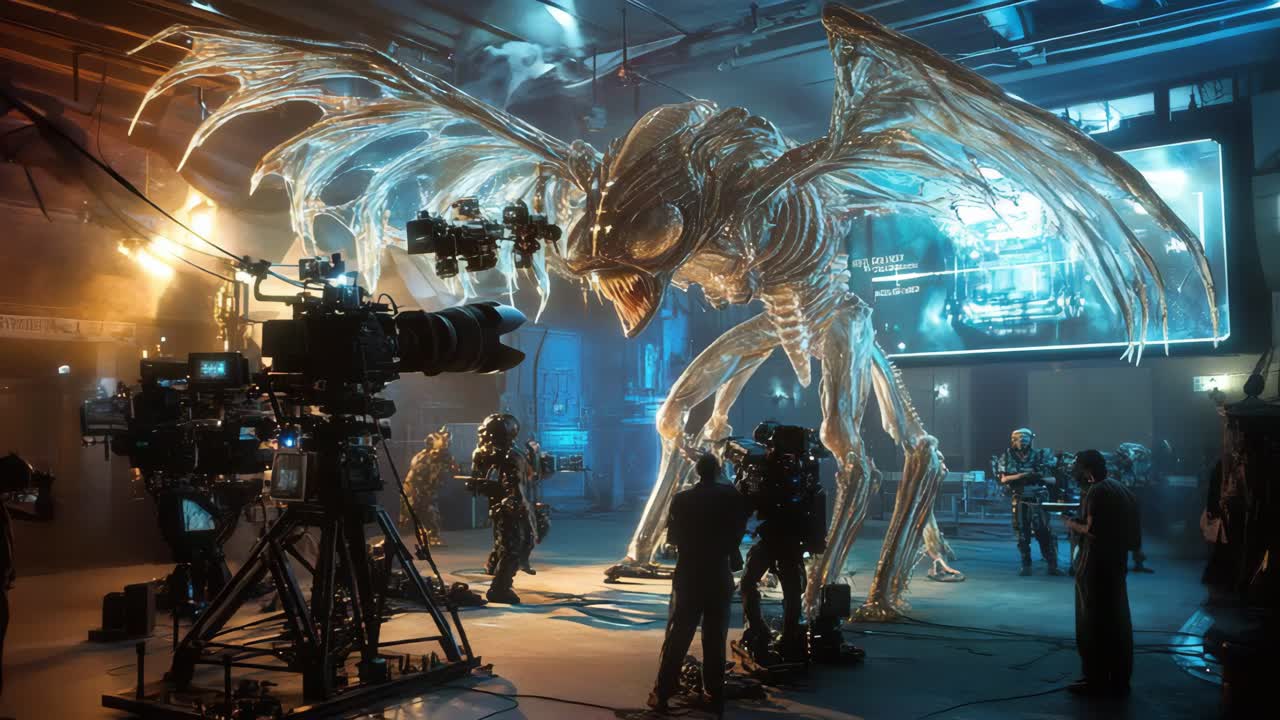 set del film dei mostri