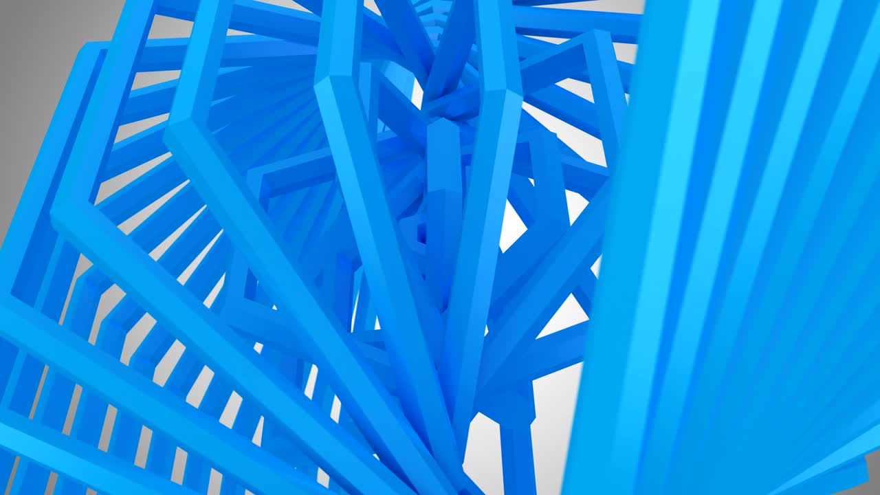 회전하는 육각형의 배경