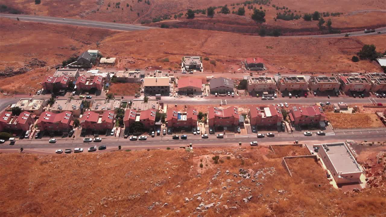 vista aérea de la zona residencial