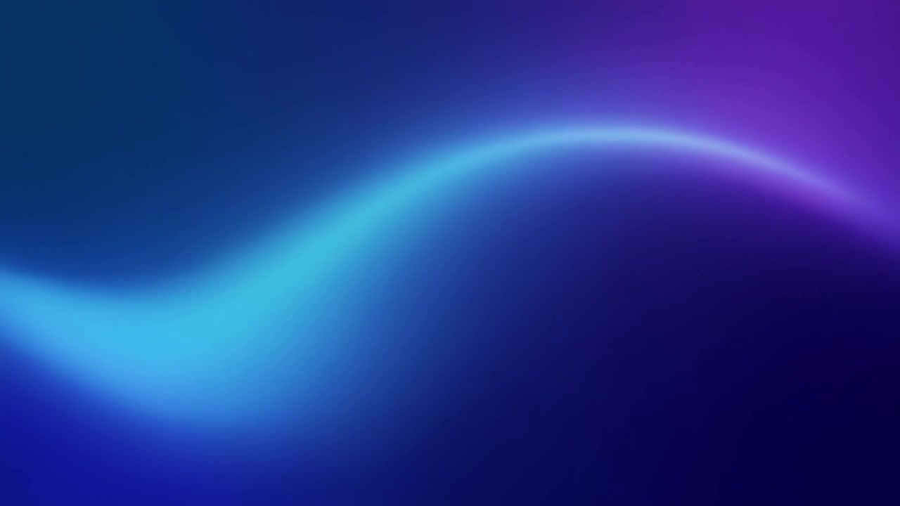 Abstract Glowing Blue and Purple Wave Motion Background