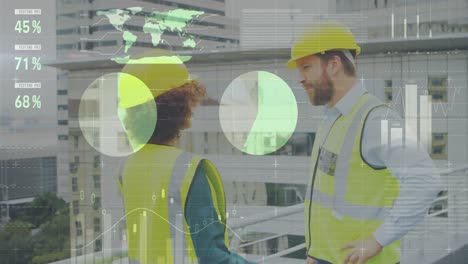 arquitectos de pie en un techo de 4k